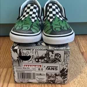 Vans - marvel toddler size 8